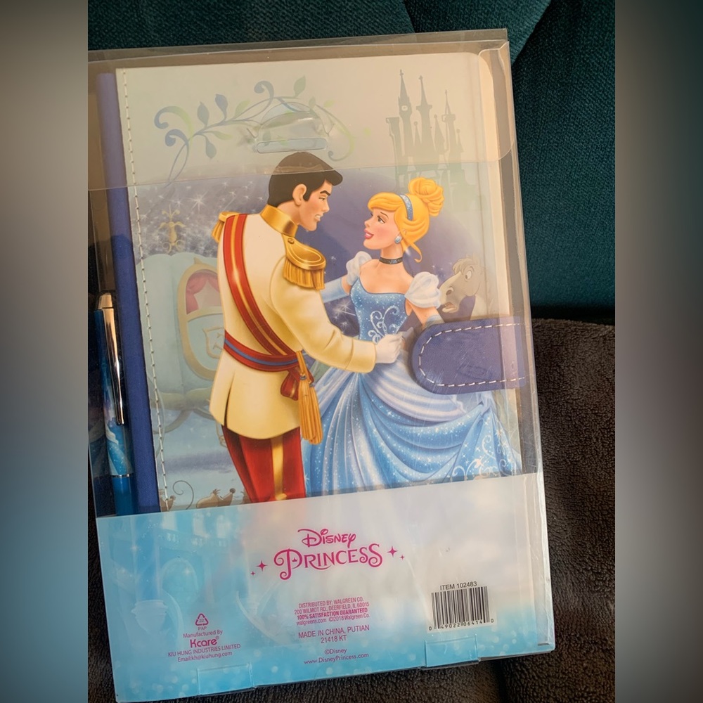 Disney princess Cinderella journal and Pen